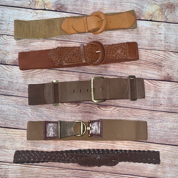 New York & Company Accessories - Bundle of 5 Stretchy Belts